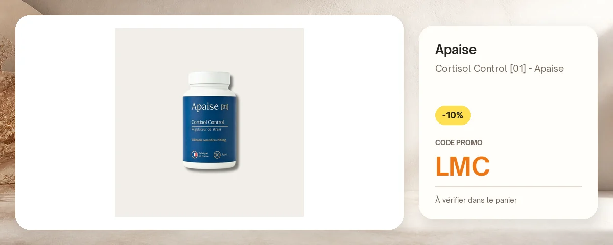Cortisol Control [01] - Apaise de Apaise avec le code promo LMC