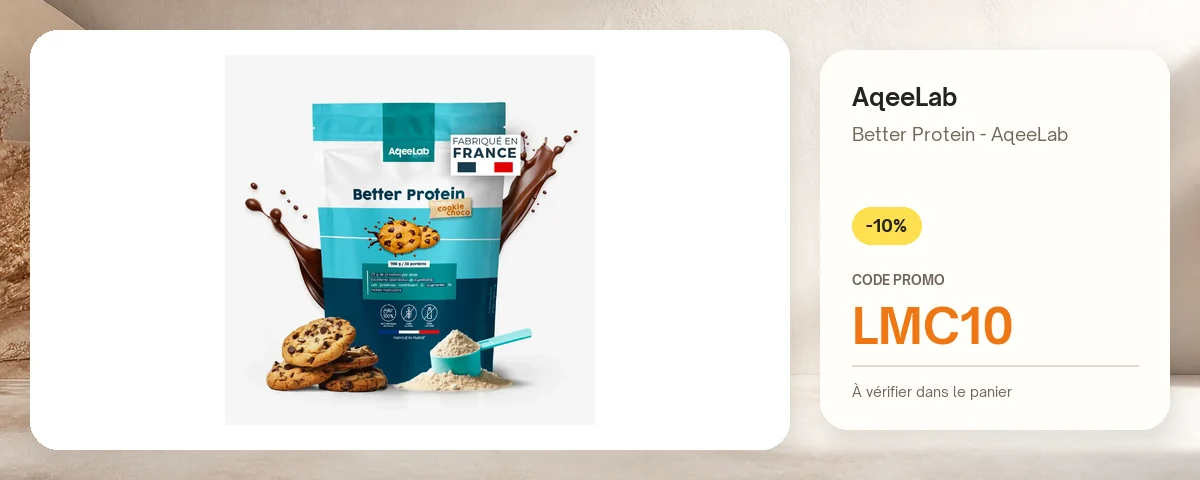 Better Protein - AqeeLab de AqeeLab avec le code promo LMC10