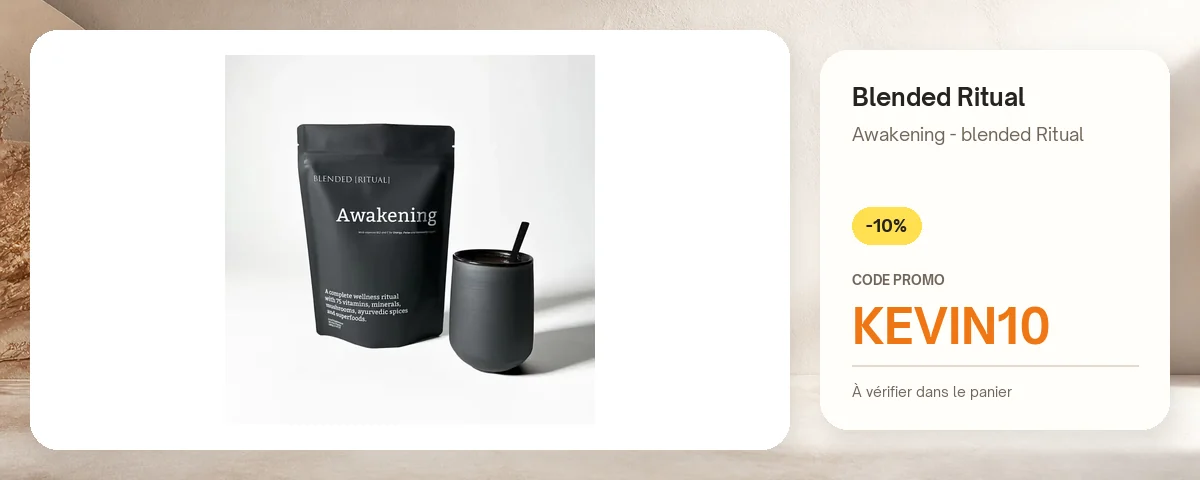 Awakening - blended Ritual de Blended Ritual avec le code promo KEVIN10