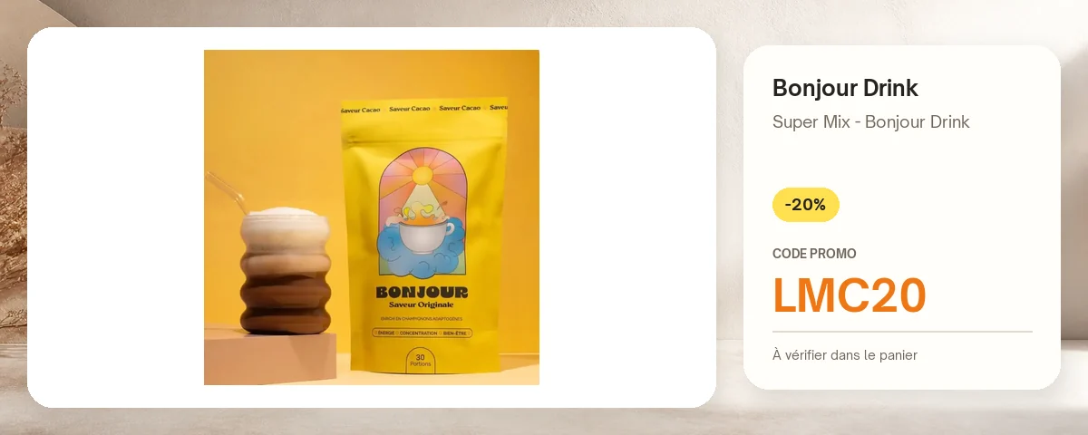 Super Mix - Bonjour Drink de Bonjour Drink avec le code promo LMC20
