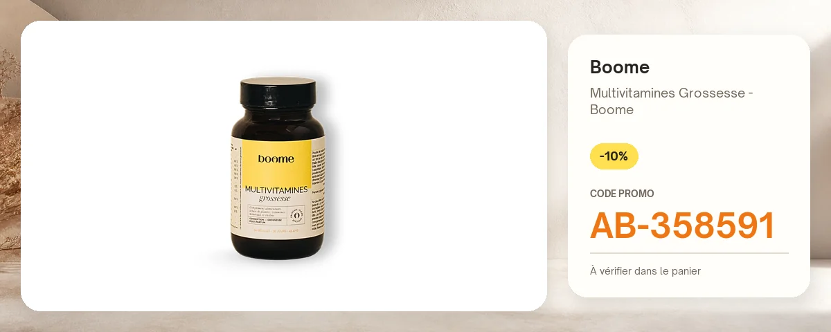 Multivitamines Grossesse - Boome de Boome avec le code promo AB-358591