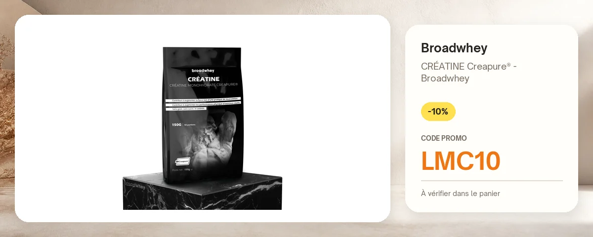 CRÉATINE Creapure® - Broadwhey de Broadwhey avec le code promo LMC10