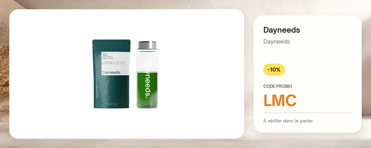 Dayneeds de Dayneeds avec le code promo LMC