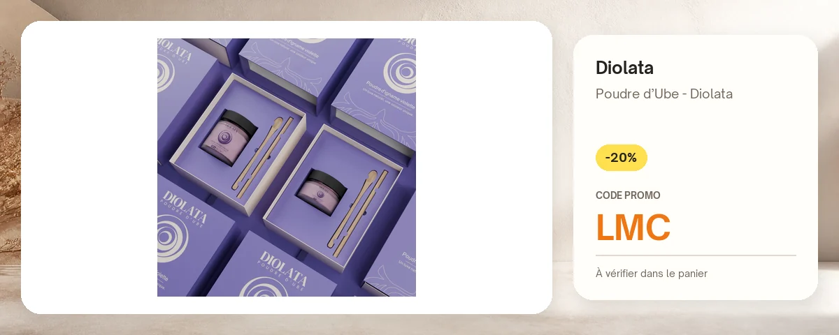 Poudre d’Ube - Diolata de Diolata avec le code promo LMC