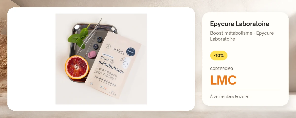 Boost métabolisme - Epycure Laboratoire de Epycure Laboratoire avec le code promo LMC
