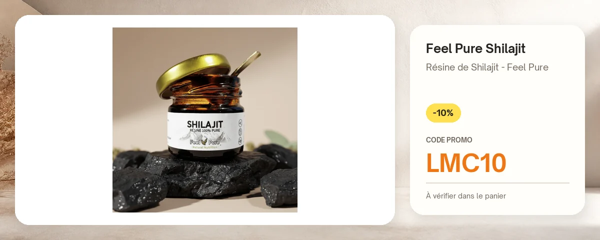 Résine de Shilajit - Feel Pure de Feel Pure Shilajit avec le code promo LMC10