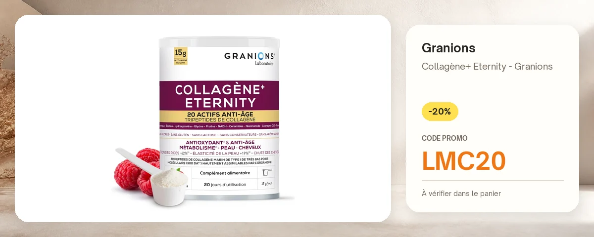 Collagène+ Eternity - Granions de Granions avec le code promo LMC20