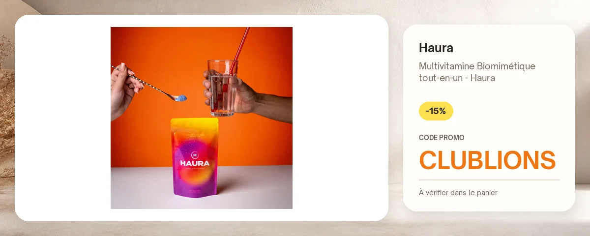 Multivitamine Biomimétique tout-en-un - Haura de Haura avec le code promo CLUBLIONS