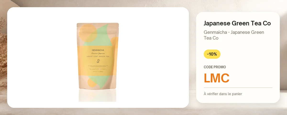 Genmaicha - Japanese Green Tea Co de Japanese Green Tea Co avec le code promo LMC