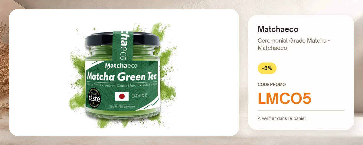 Ceremonial Grade Matcha - Matchaeco de Matchaeco avec le code promo LMCO5