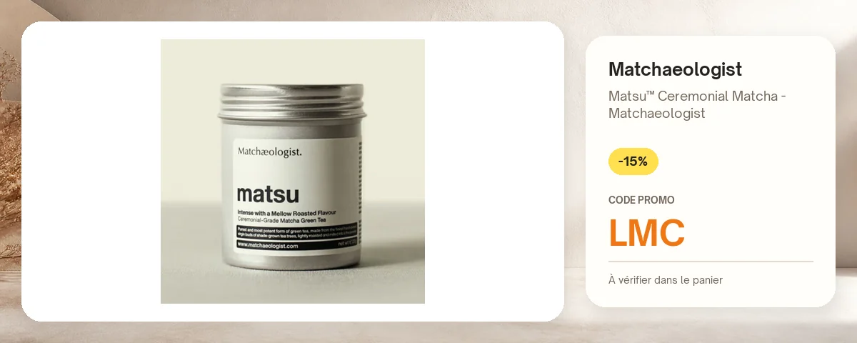 Matsu™ Ceremonial Matcha - Matchaeologist de Matchaeologist avec le code promo LMC