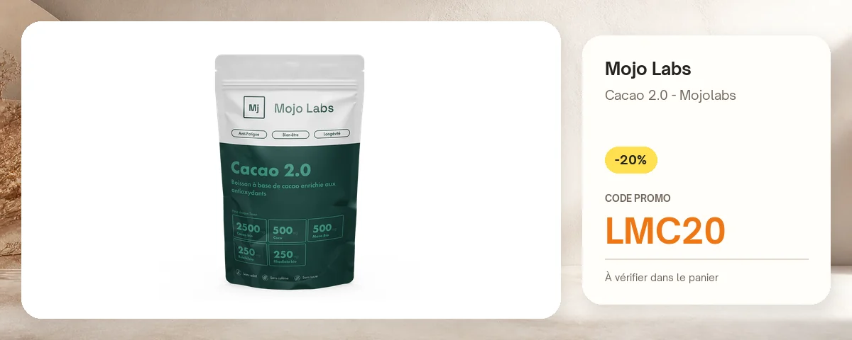 Cacao 2.0 - Mojolabs de Mojo Labs avec le code promo LMC20