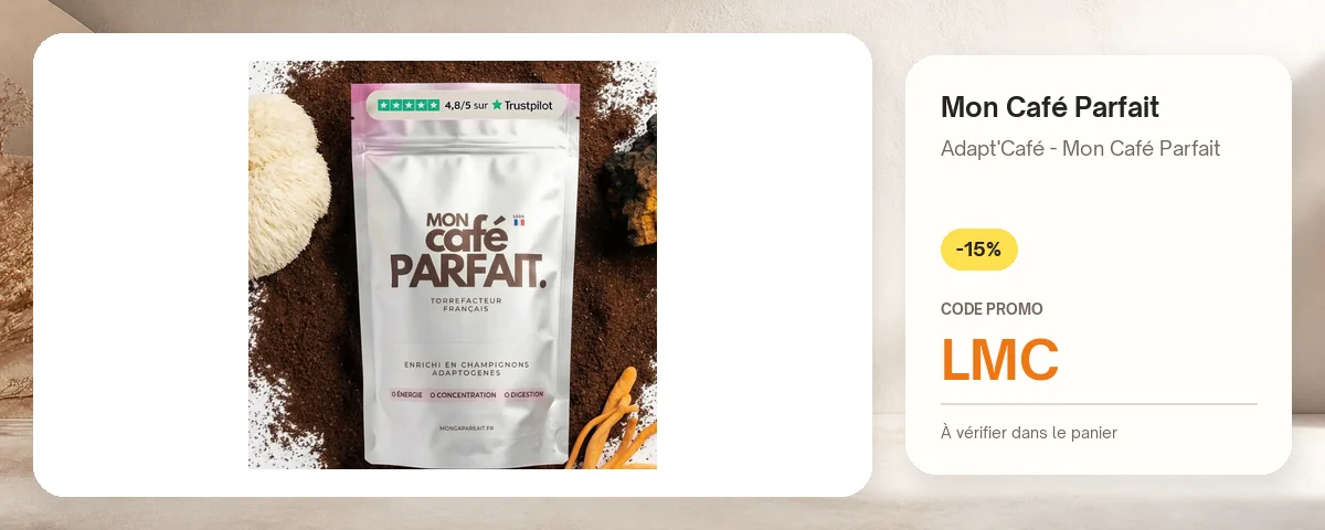 Adapt'Café - Mon Café Parfait de Mon Café Parfait avec le code promo LMC