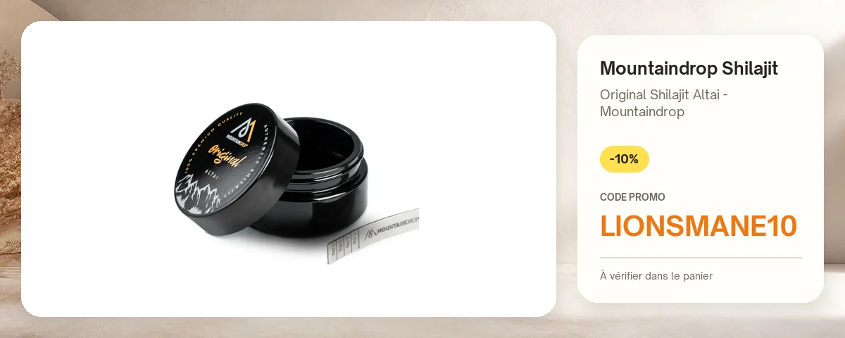 Original Shilajit Altai - Mountaindrop de Mountaindrop Shilajit avec le code promo LIONSMANE10