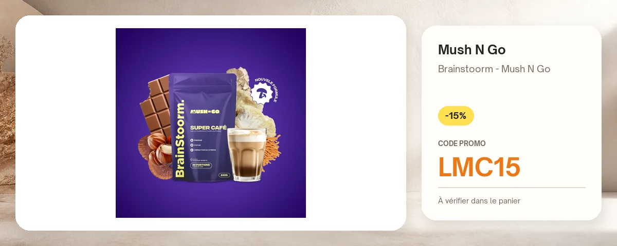 Brainstoorm - Mush N Go de Mush N Go avec le code promo LMC15