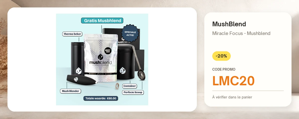 Miracle Focus - Mushblend de MushBlend avec le code promo LMC20