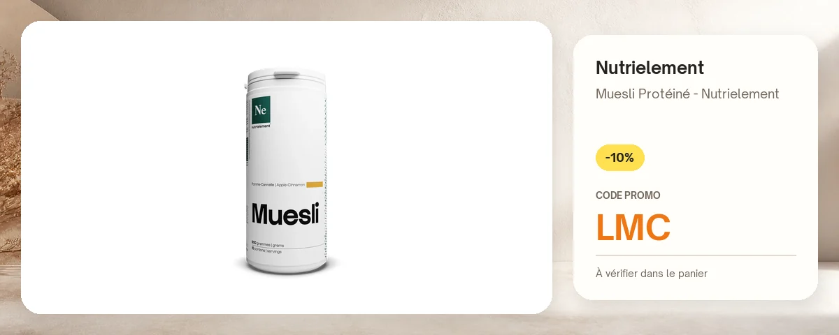 Muesli Protéiné - Nutrielement de Nutrielement avec le code promo LMC