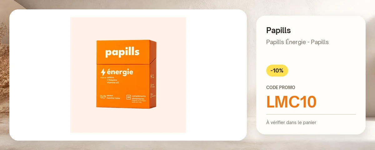 Papills Énergie - Papills de Papills avec le code promo LMC10