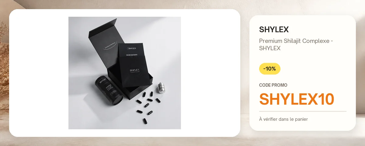 Premium Shilajit Complexe - SHYLEX de SHYLEX avec le code promo SHYLEX10