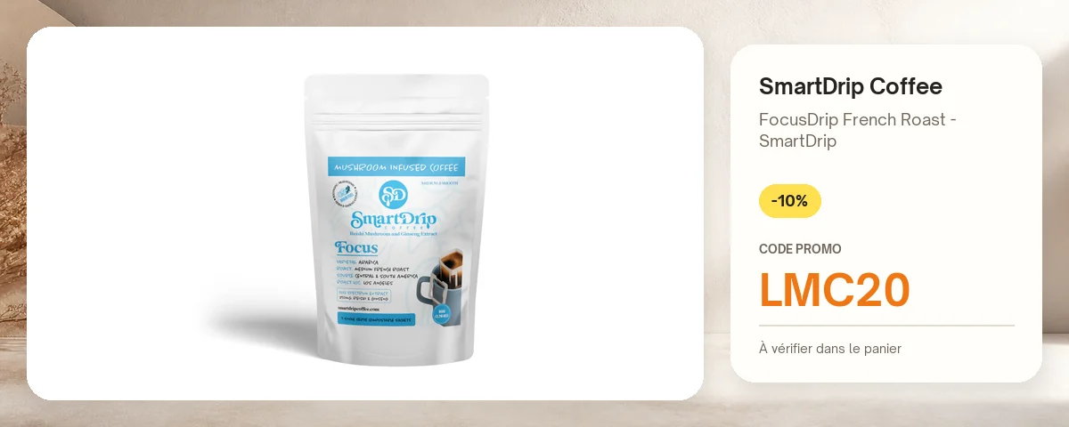 FocusDrip French Roast - SmartDrip de SmartDrip Coffee avec le code promo LMC20
