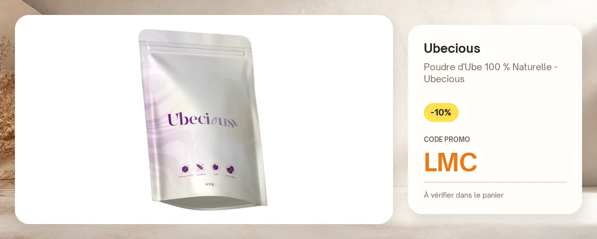 Poudre d'Ube 100 % Naturelle - Ubecious de Ubecious avec le code promo LMC