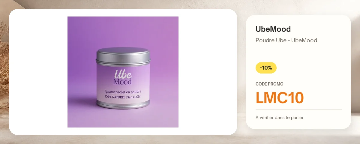 Poudre Ube - UbeMood de UbeMood avec le code promo LMC10