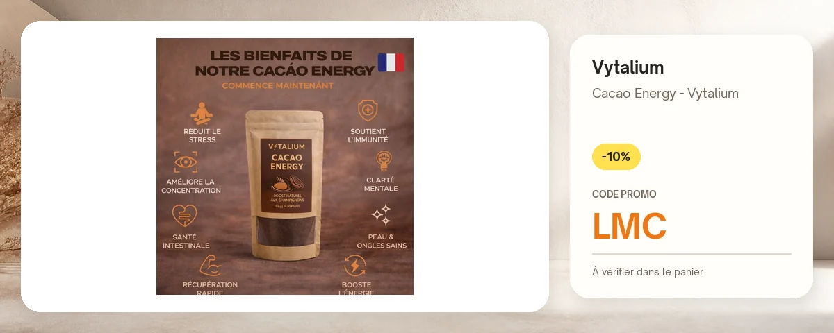 Cacao Energy - Vytalium de Vytalium avec le code promo LMC
